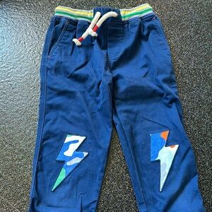 Mini Boden Lightening Bolt Pants, Size 9